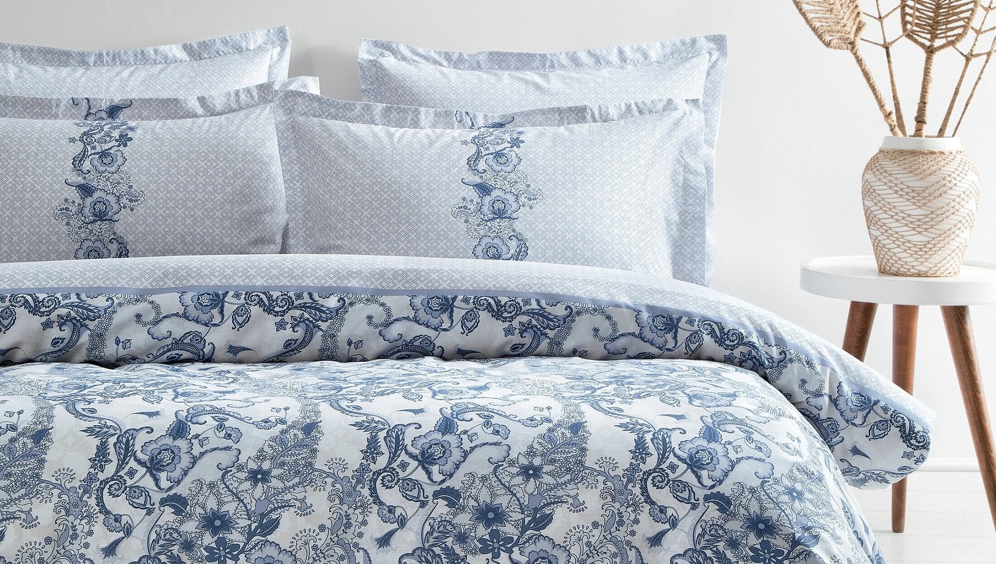 Marinella Parure de Lit Bleu