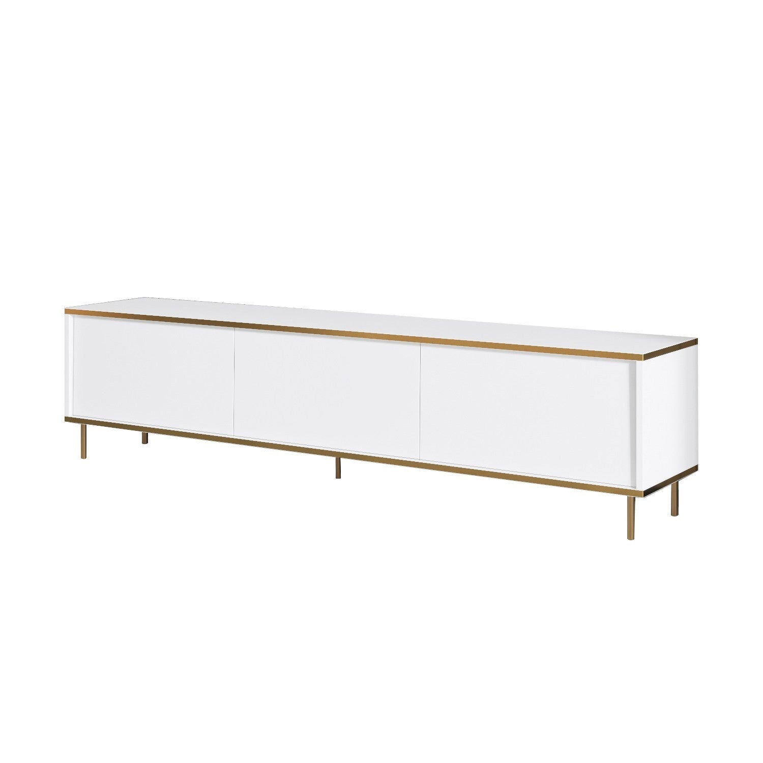 Meuble TV Imaj - White, Gold
