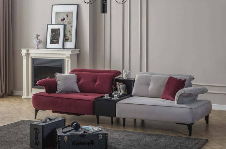 Milano Canapé Relax 3 Places Avec Stand Boîte