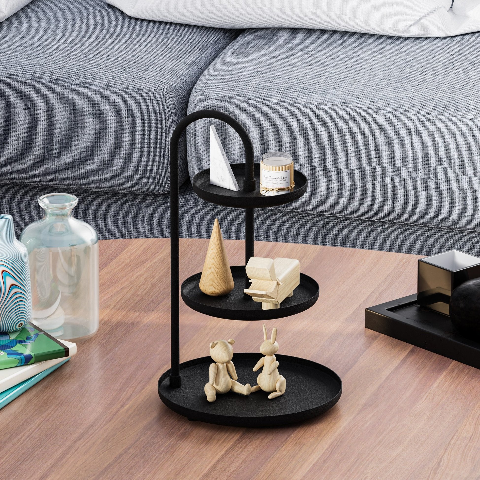 Accessoire en métal décoratif Kalkı - Black