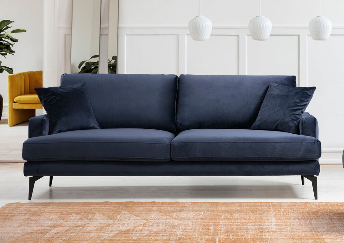 Canapé à 3 places Papira 3 Seater - Navy Blue