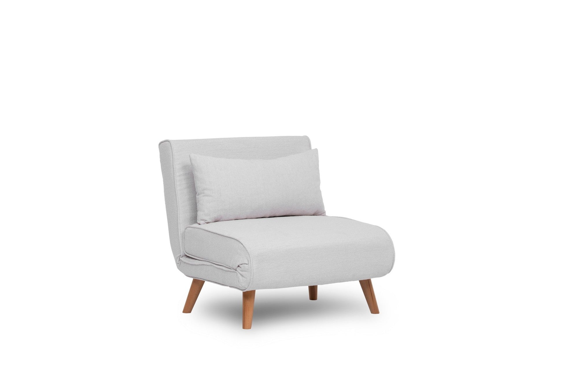 Canapé-lit à 1 place Folde Single - Teddy Fabric - Cream