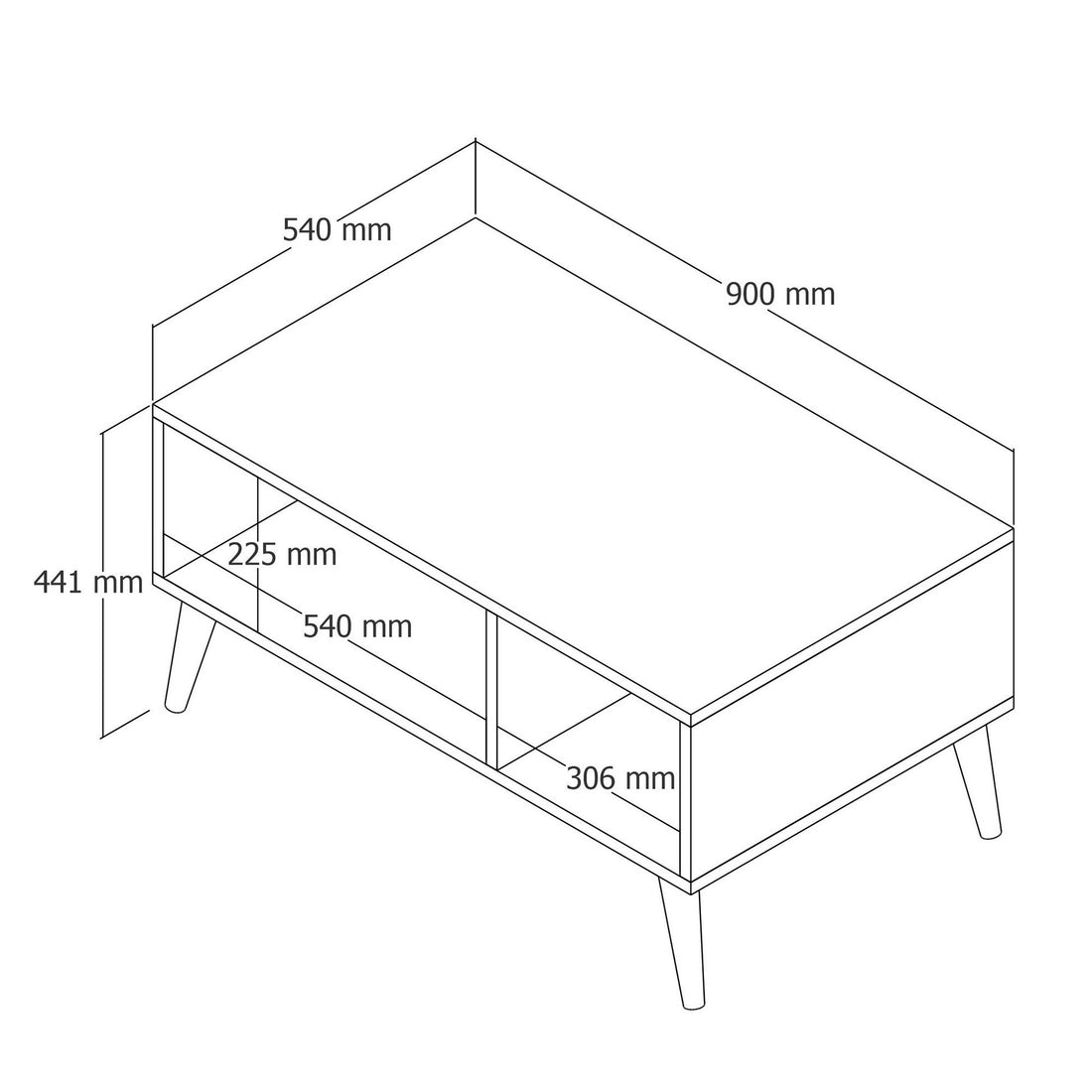 Table basse Exxen - 2074