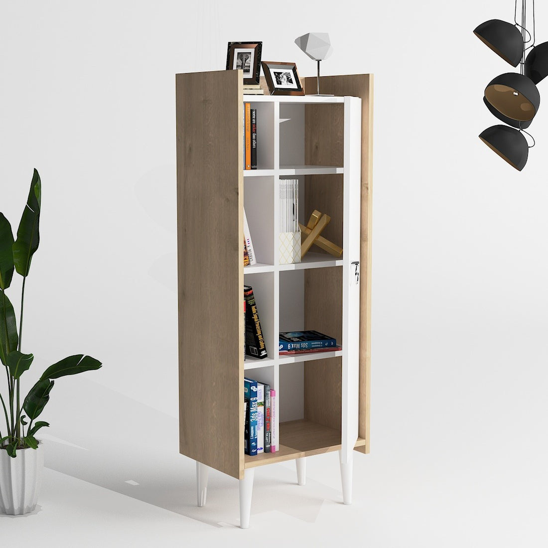 Armoire polyvalente Lagomood Ruby - Oak, White