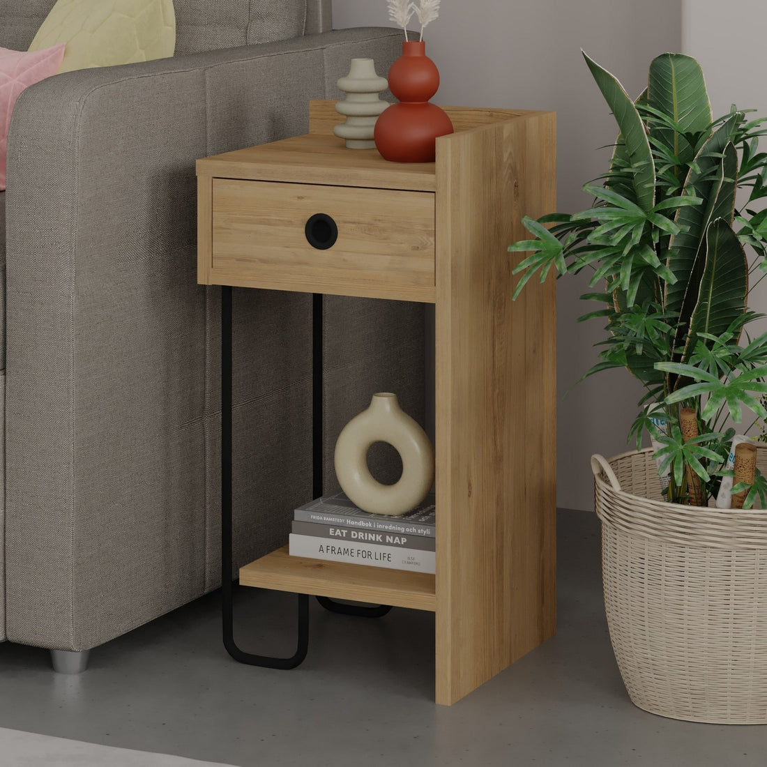 La table de nuit Sirius Right - Oak