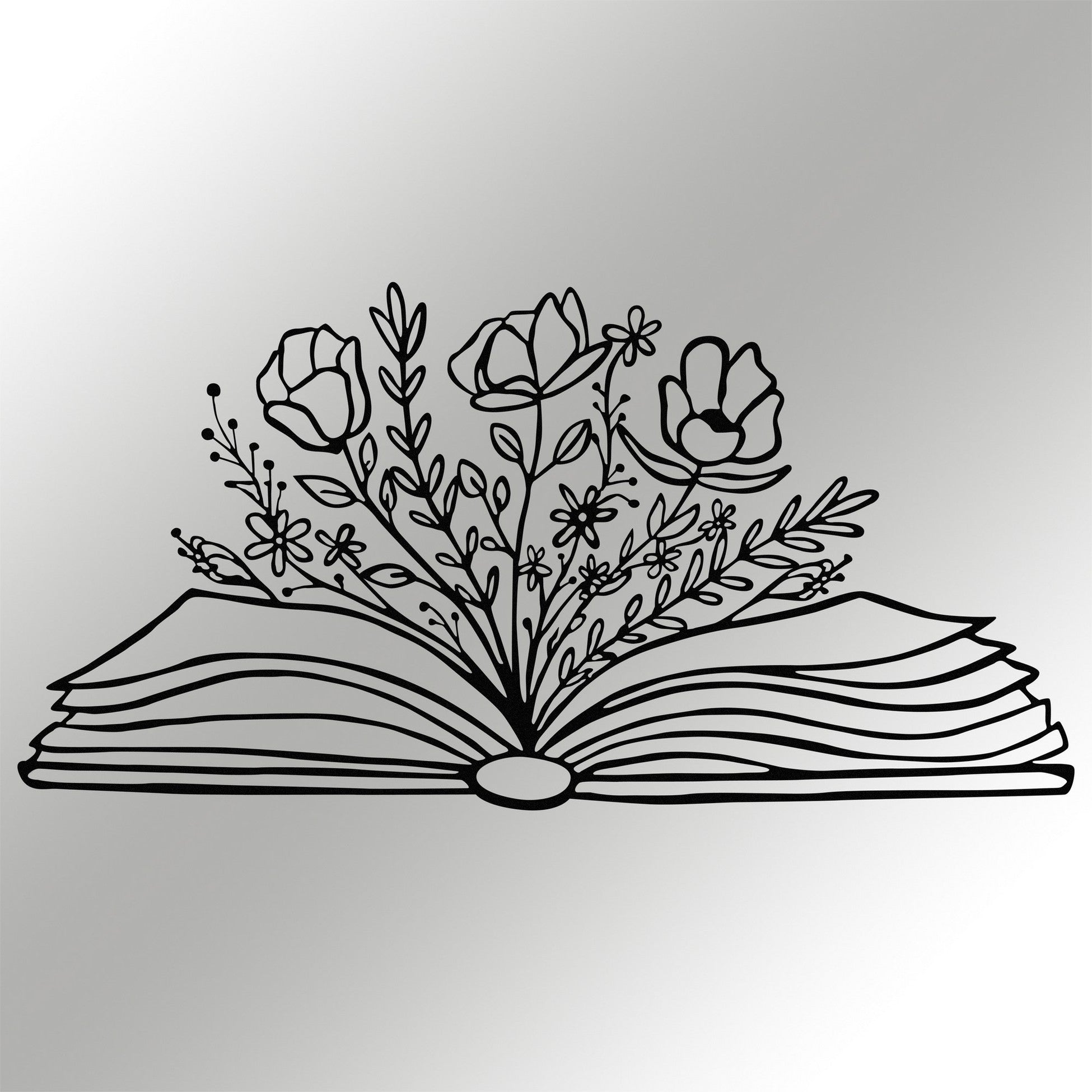 Accessoire mural en métal décoratif Culture Flower