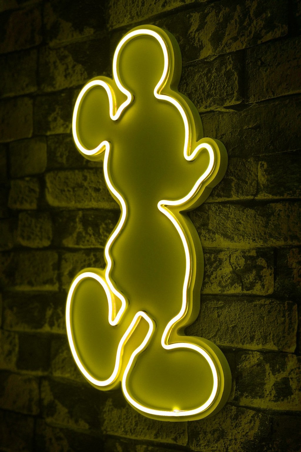 Éclairage LED en plastique décoratif Mickey Mouse - Yellow