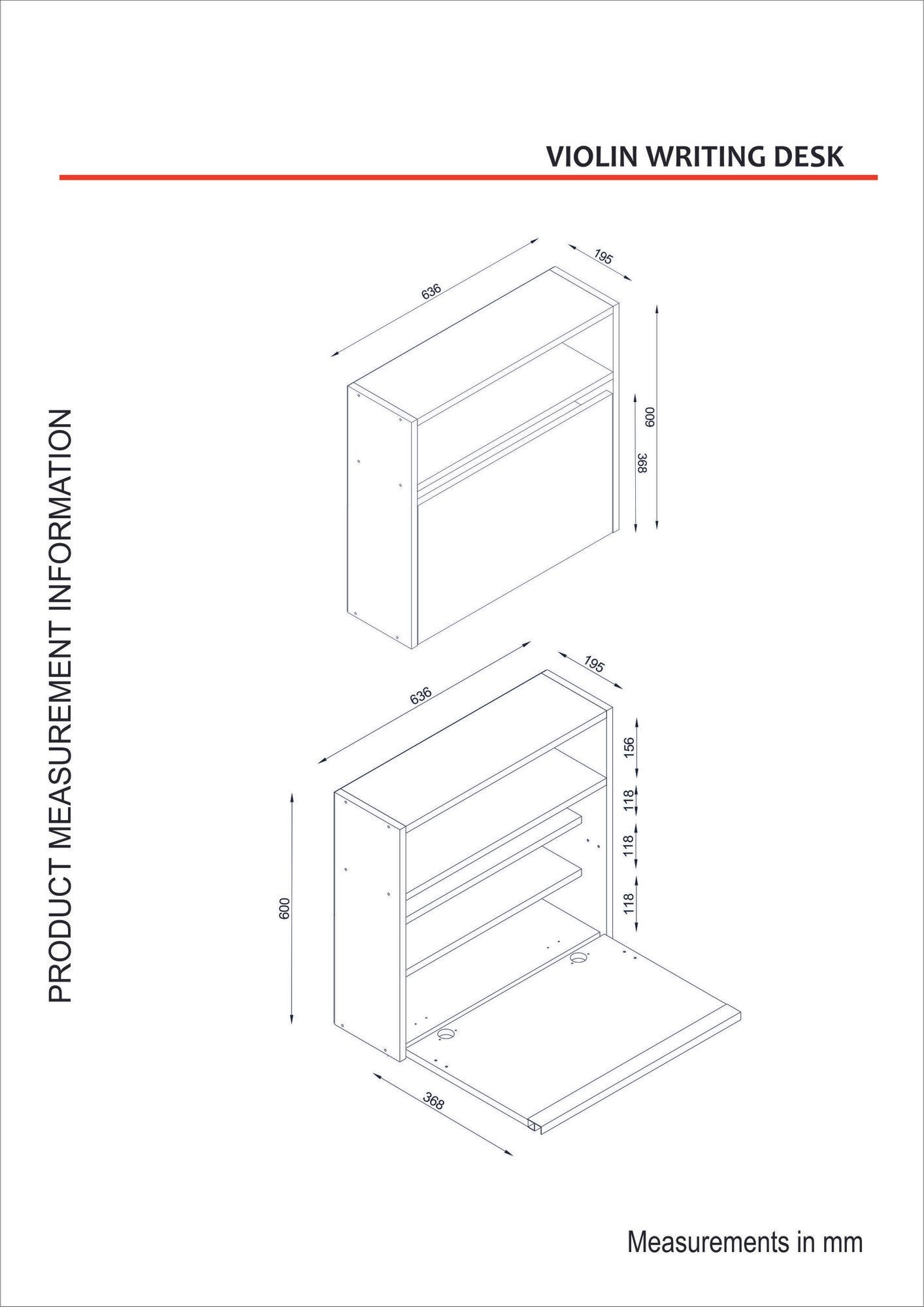 Table pliable Violin - White