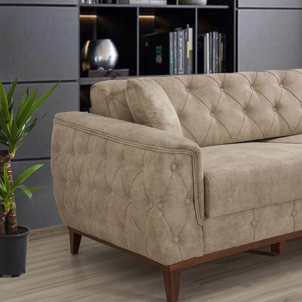 Canapé de 3 places Marta - Cream