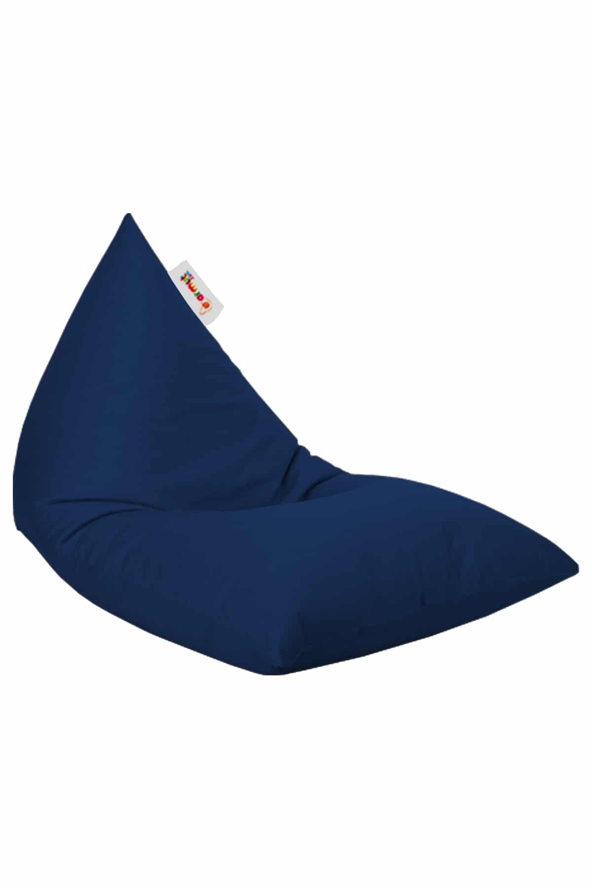 Pouf / coussin de sol triangle Gilka 90x145cm Tissu Piramit