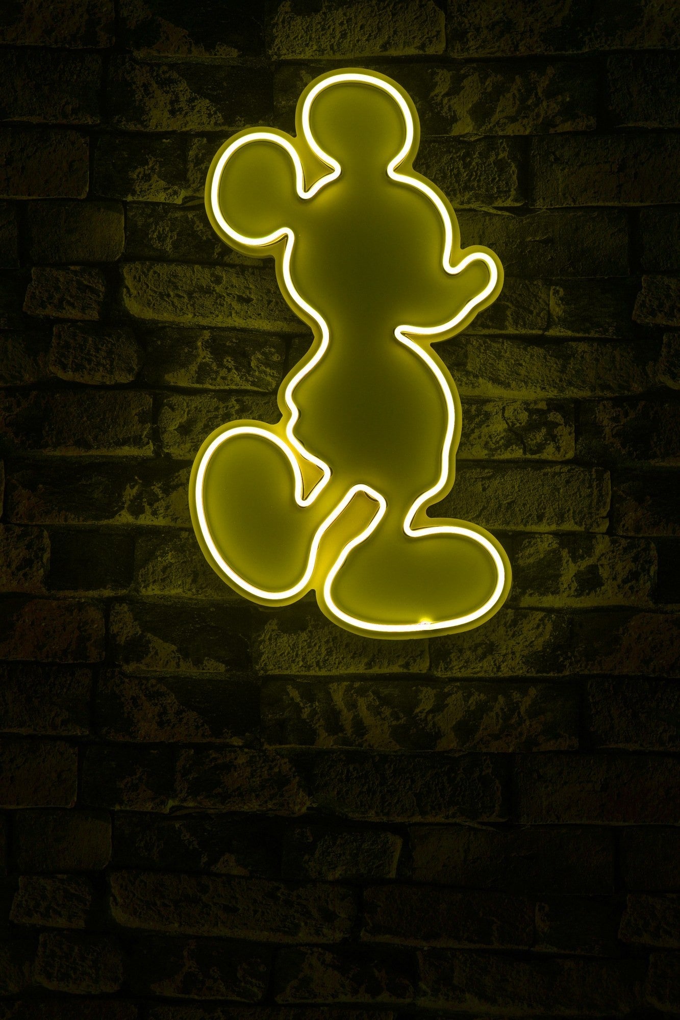 Éclairage LED en plastique décoratif Mickey Mouse - Yellow