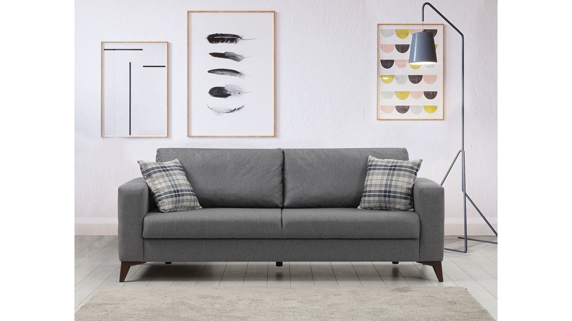 Canapé Kristal 3+3 - Dark Grey