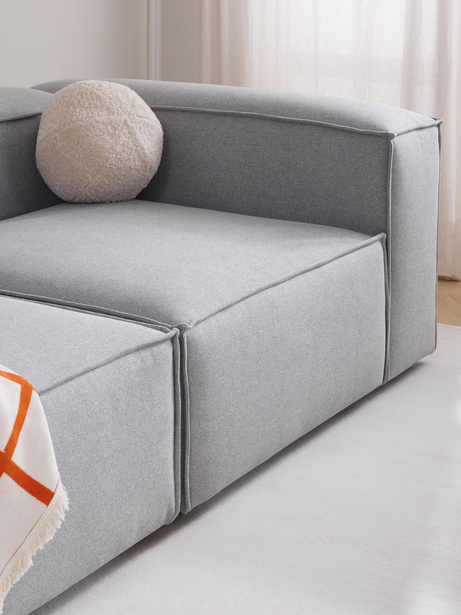 Canapé modulable 3 places en Lin Frida