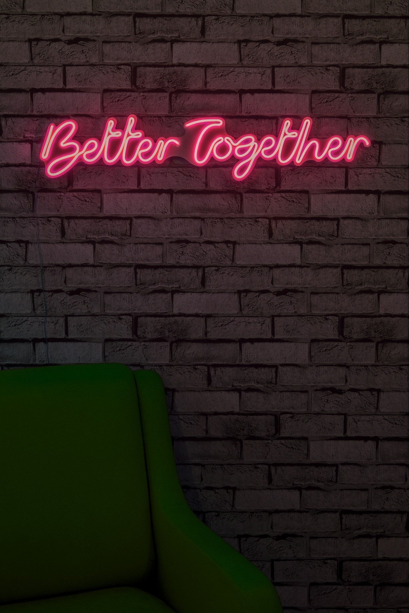 Éclairage LED en plastique décoratif Better Together - Pink