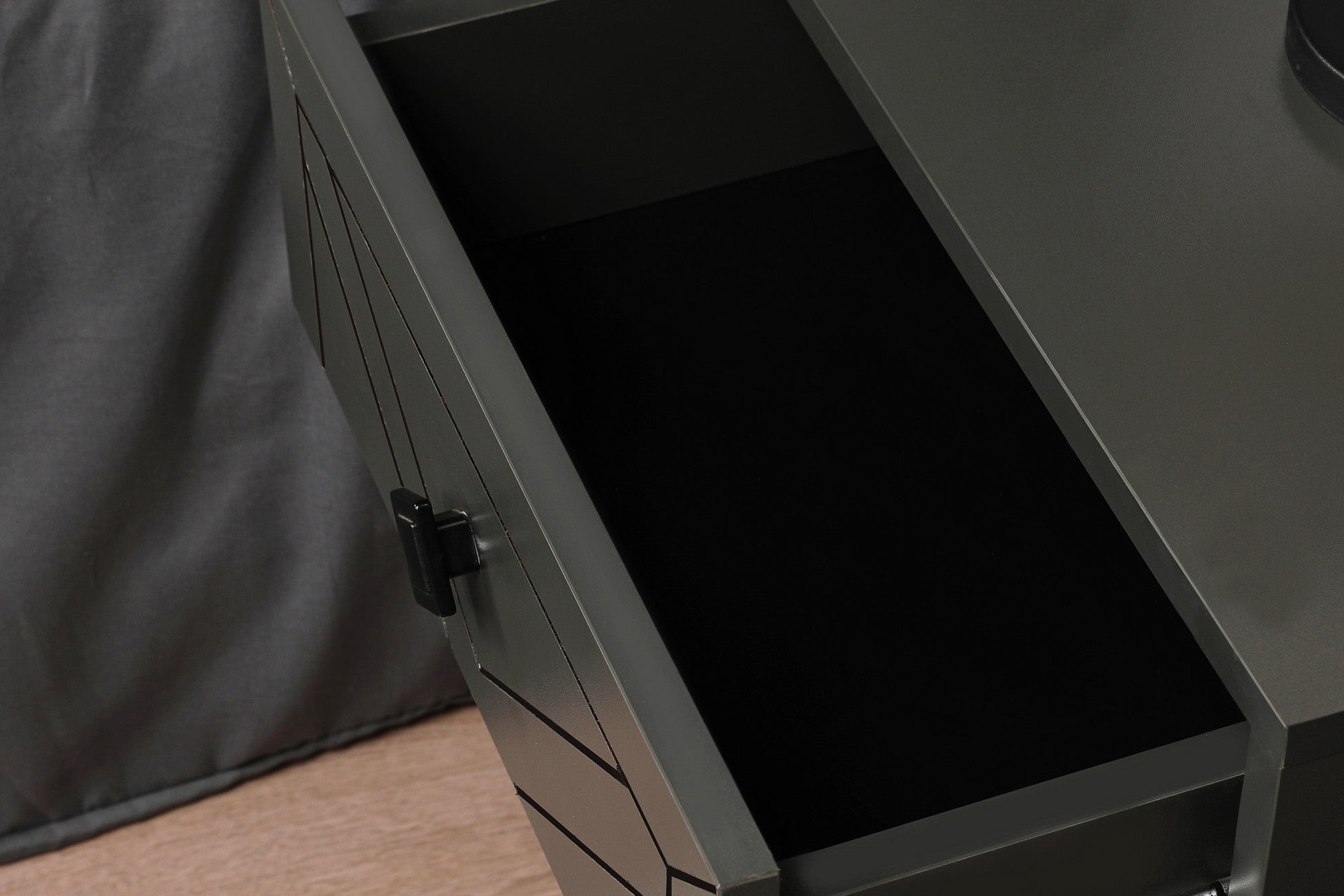 Table de chevet Luna - Anthracite