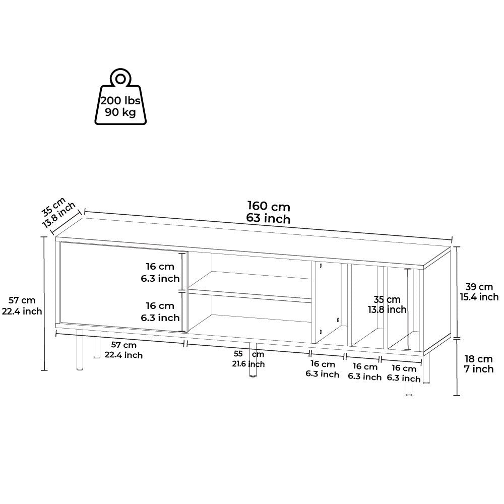 Meuble TV Pietra - White