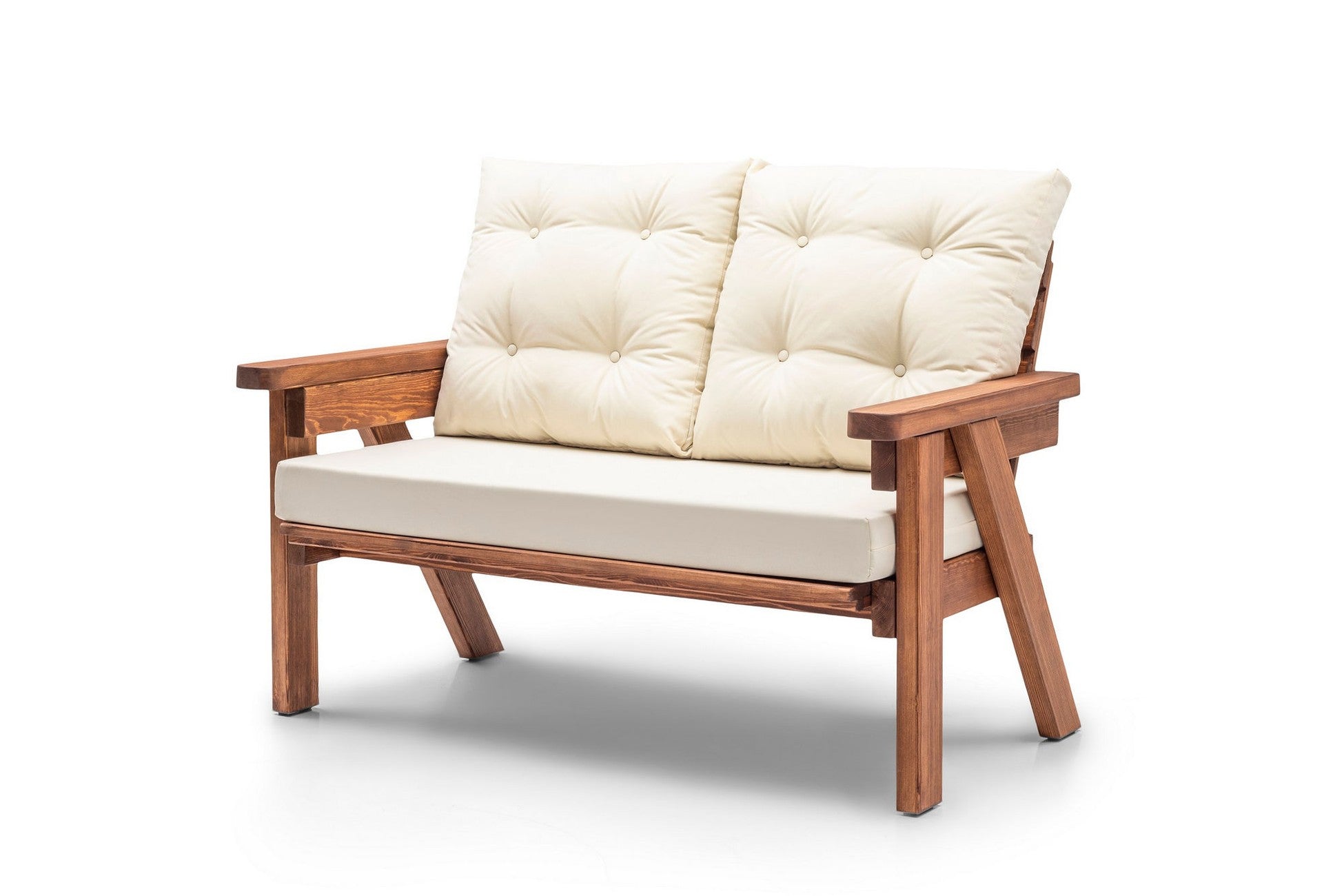 Canapé jardin de 2 places Abant - Cream