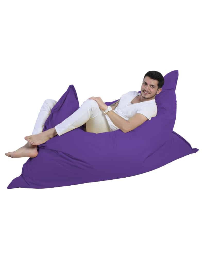 Coussin de sol Axina 140x180cm Tissu - XXL Pouf
