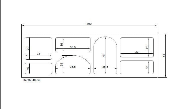 Console Lorin - White