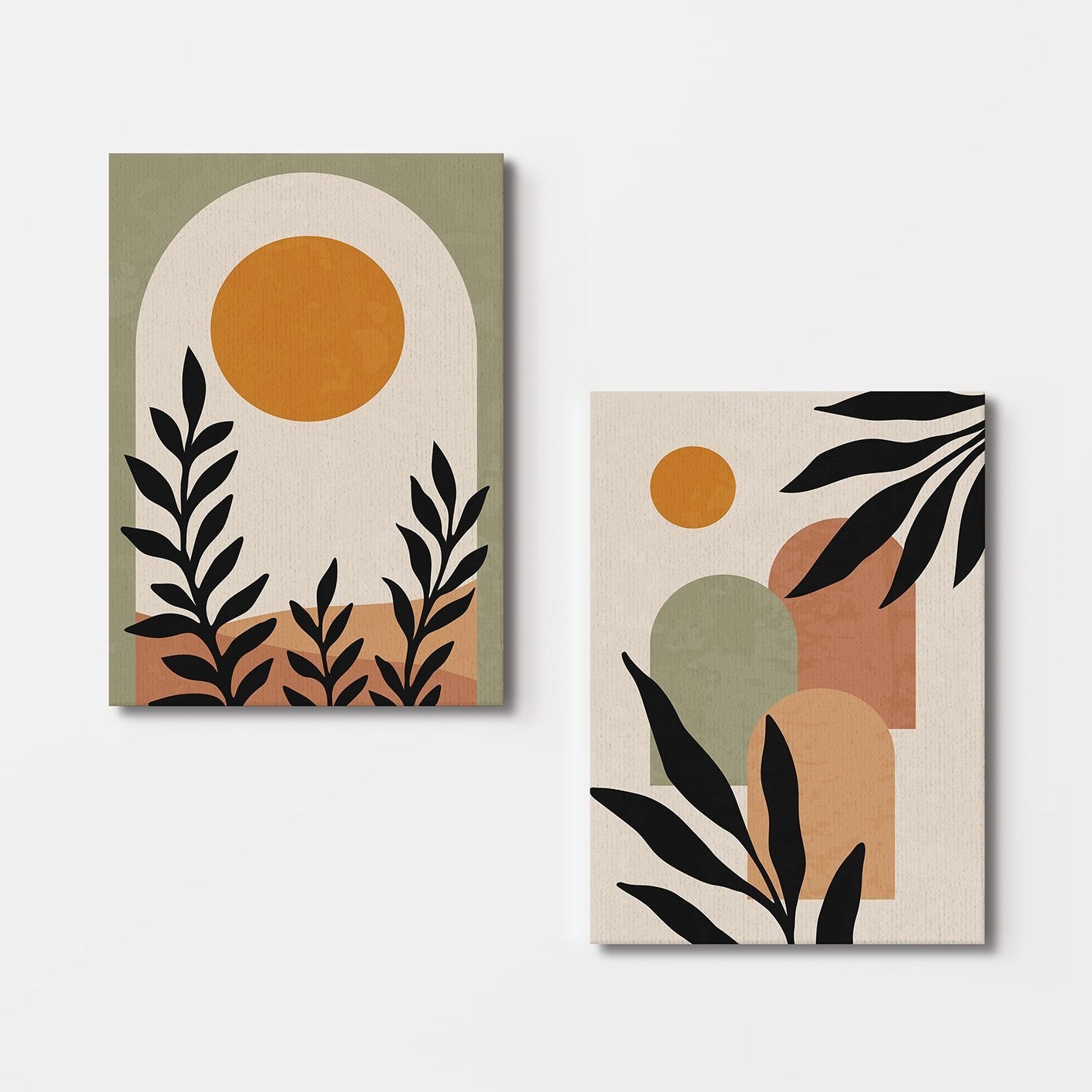 Peinture décorative en toile (2 pièces) 2KNV4273 - 50 x 70