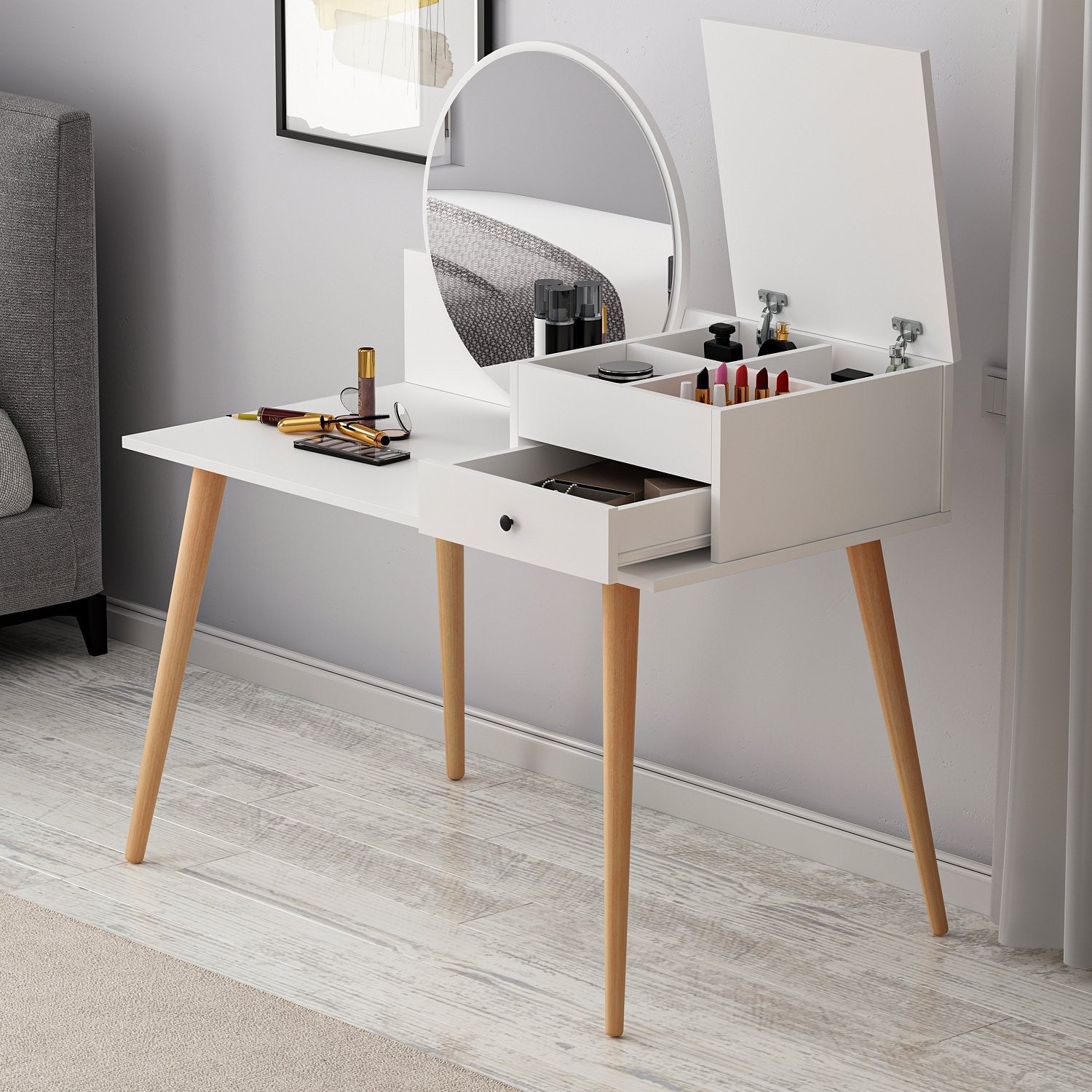 Table de maquillage Angel - White