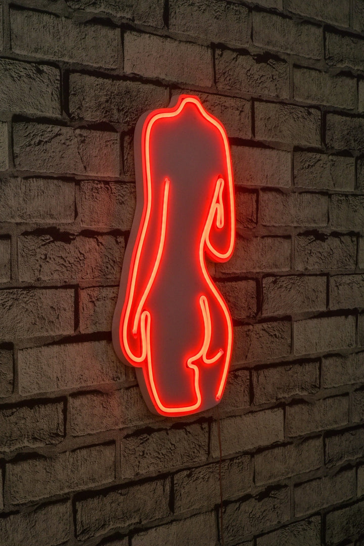 Éclairage LED en plastique décoratif Sexy Woman - Red