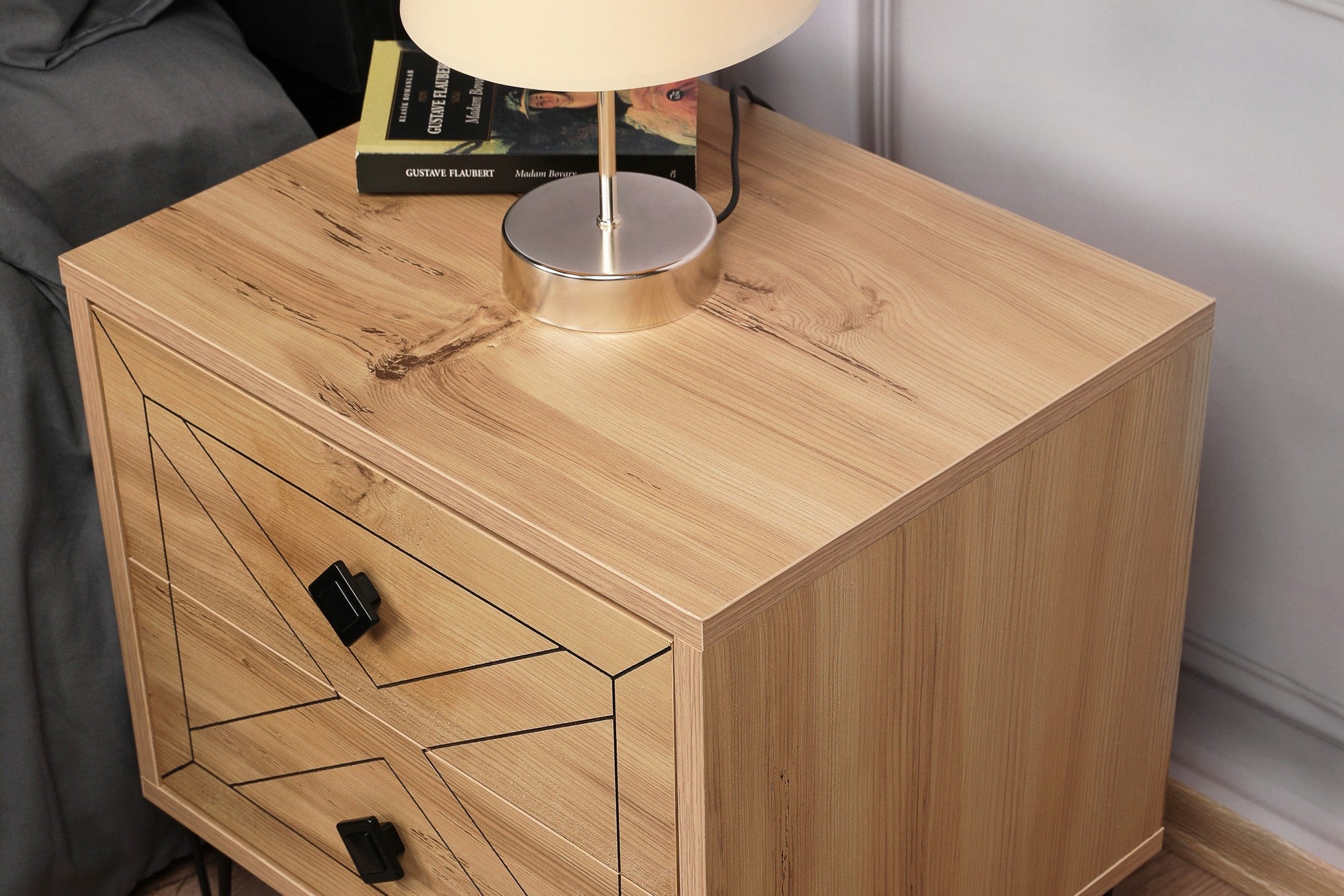 Table de chevet Luna - Pine