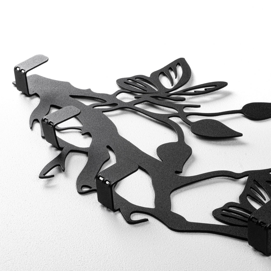 Crochet mural en métal Butterfly World