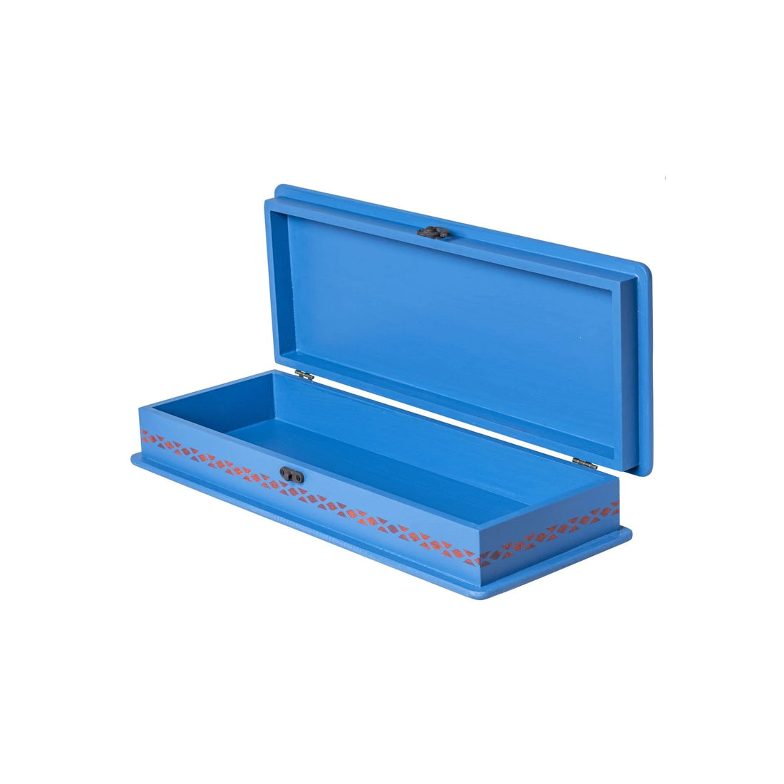 Boîte tribale bleue