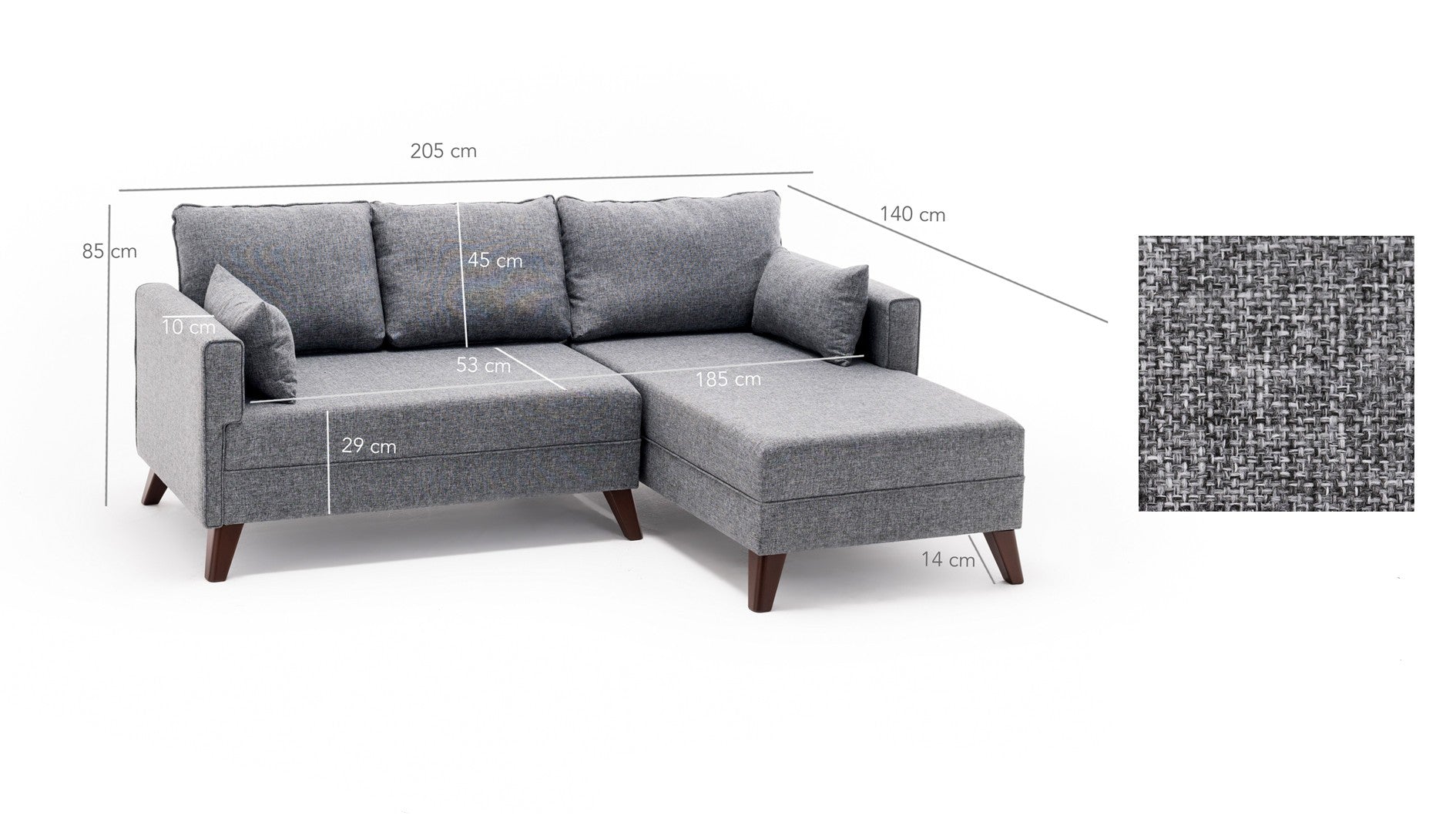 Canapé d'angle Bella Corner Sofa Right 2