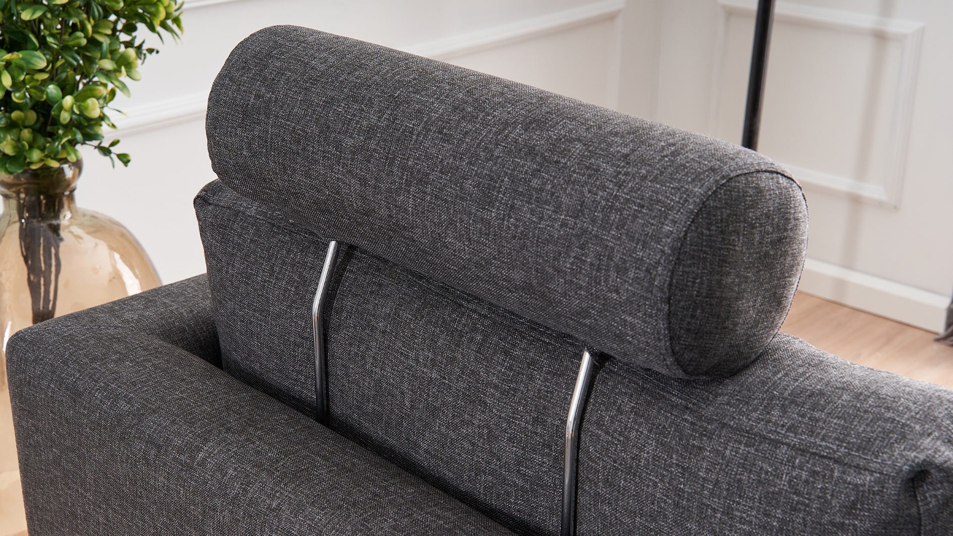 Canapé d'angle Mino - Anthracite