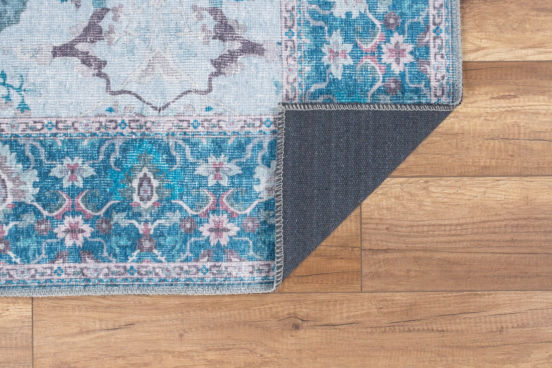 Tapis de salle (75 x 150) Dorian Chenille - Blue AL 333