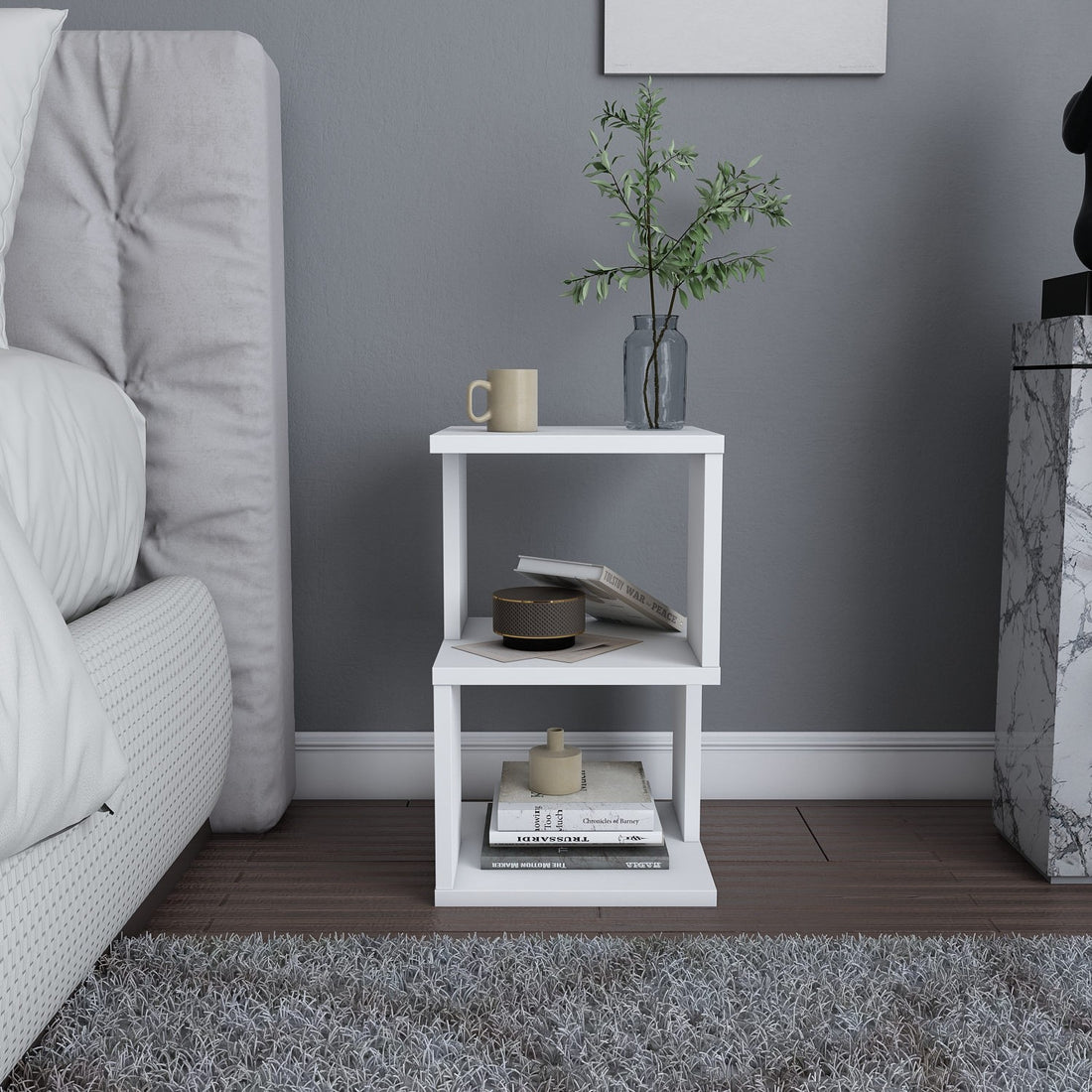 La table de nuit Carter - White