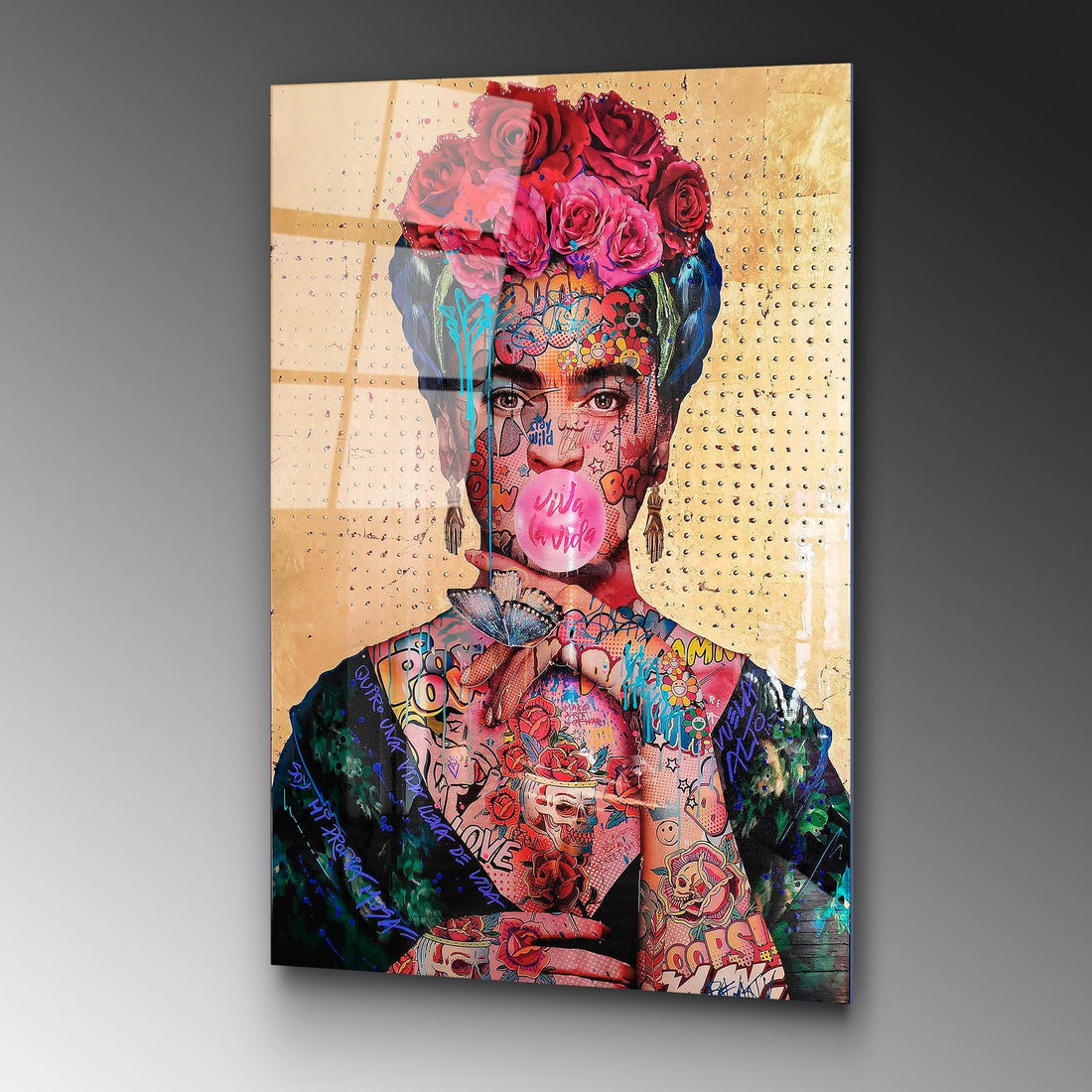 Peinture en verre trempé décoratif UV-722 70 x 100