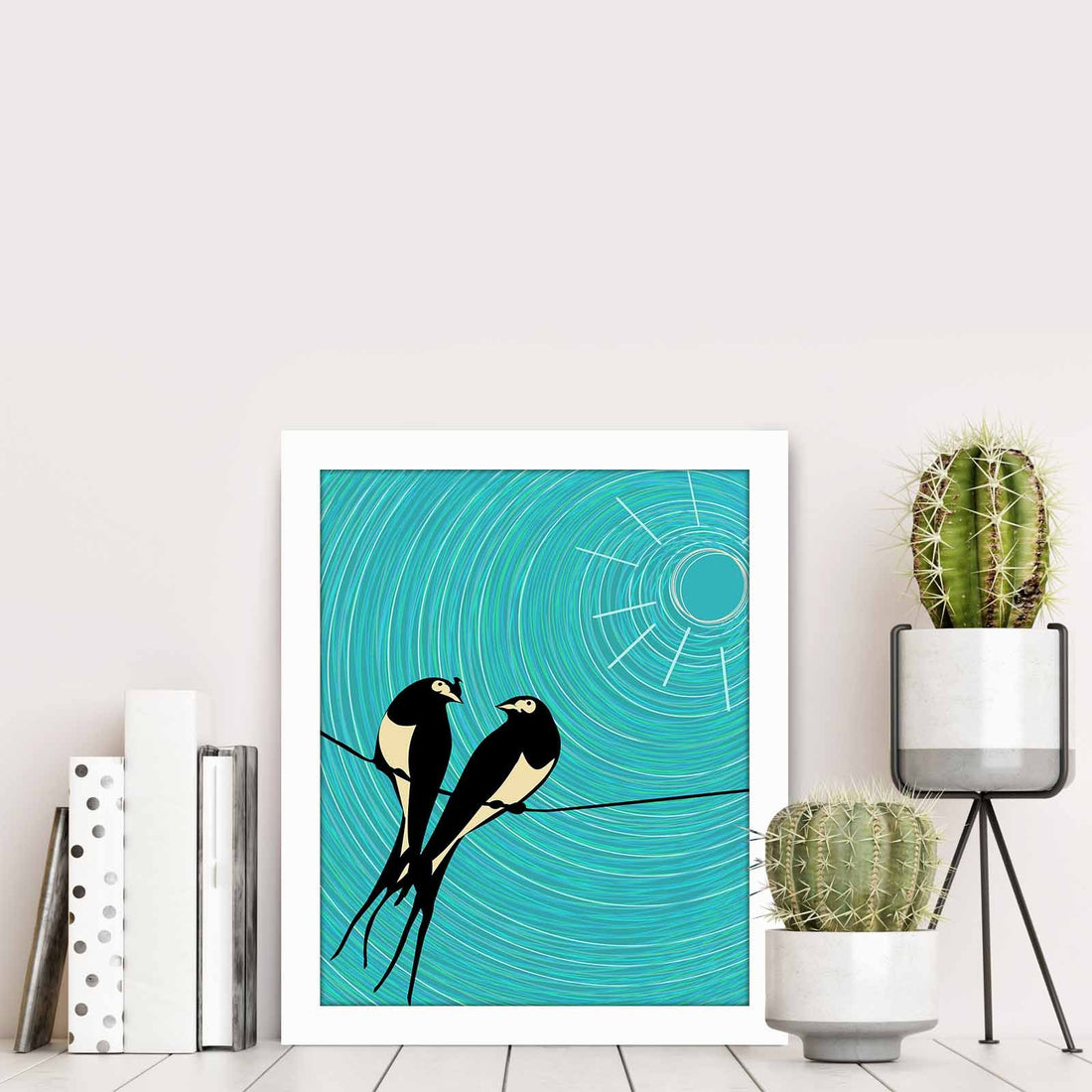 Peinture mdf encadrée décorative BCT-006