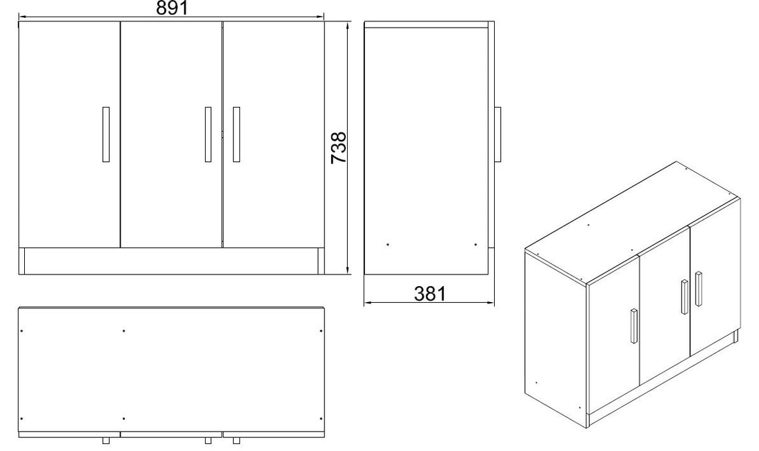 Armoire à plusieurs usage VO5-OB
