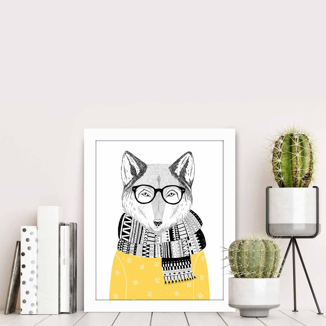 Peinture mdf encadrée décorative BCT-012