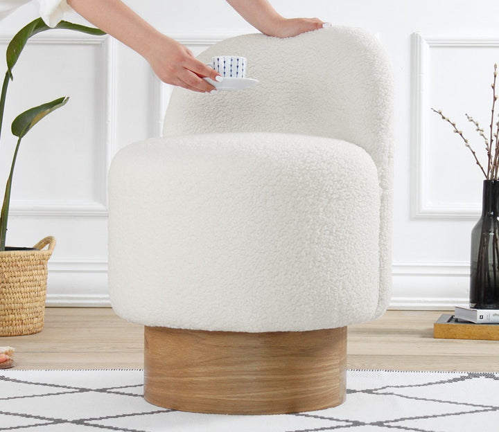 Pouf Monre Teddy - White