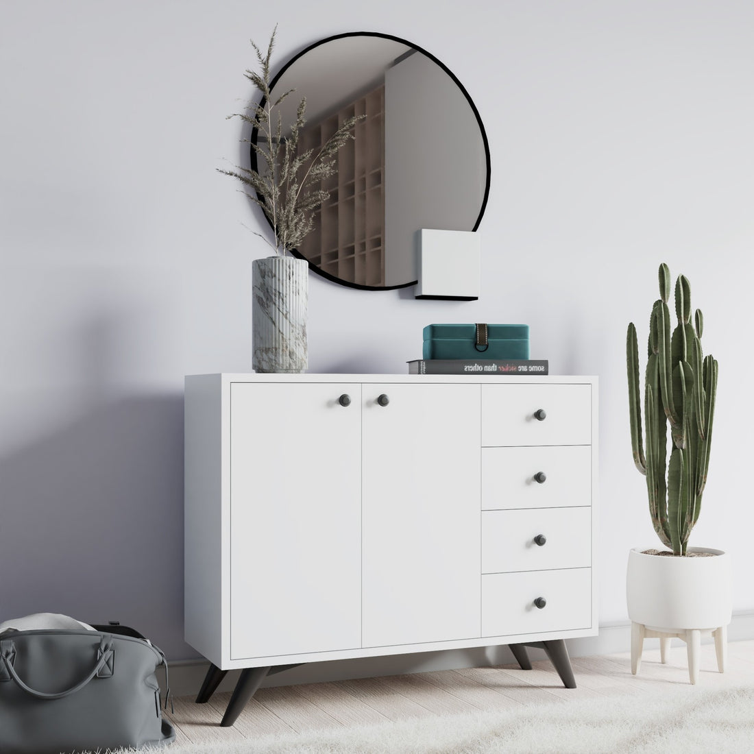 Armoire polyvalente Waga - White
