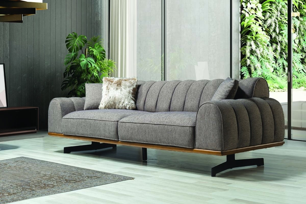 Maveran Canapé 3 Places Marron