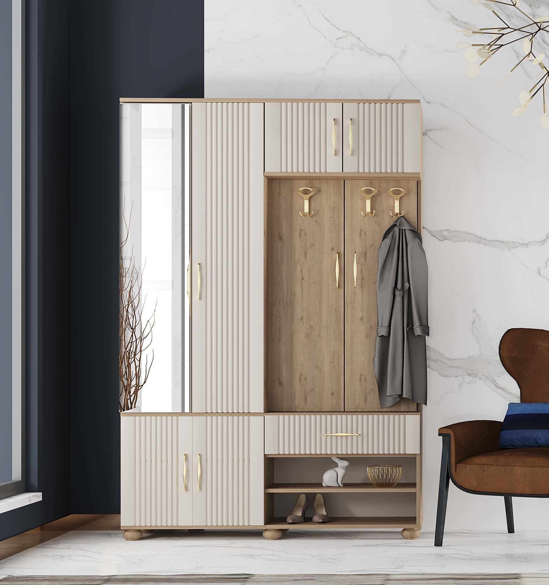 Petunya vestiaire d'entrée