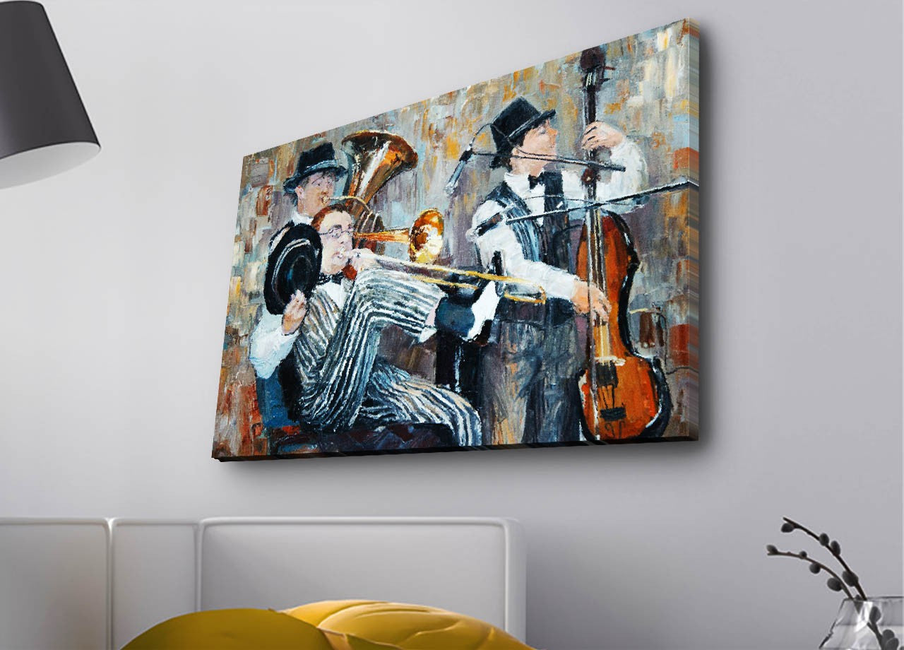 Peinture de toile éclairée à LED décorative 4570MDACT-019