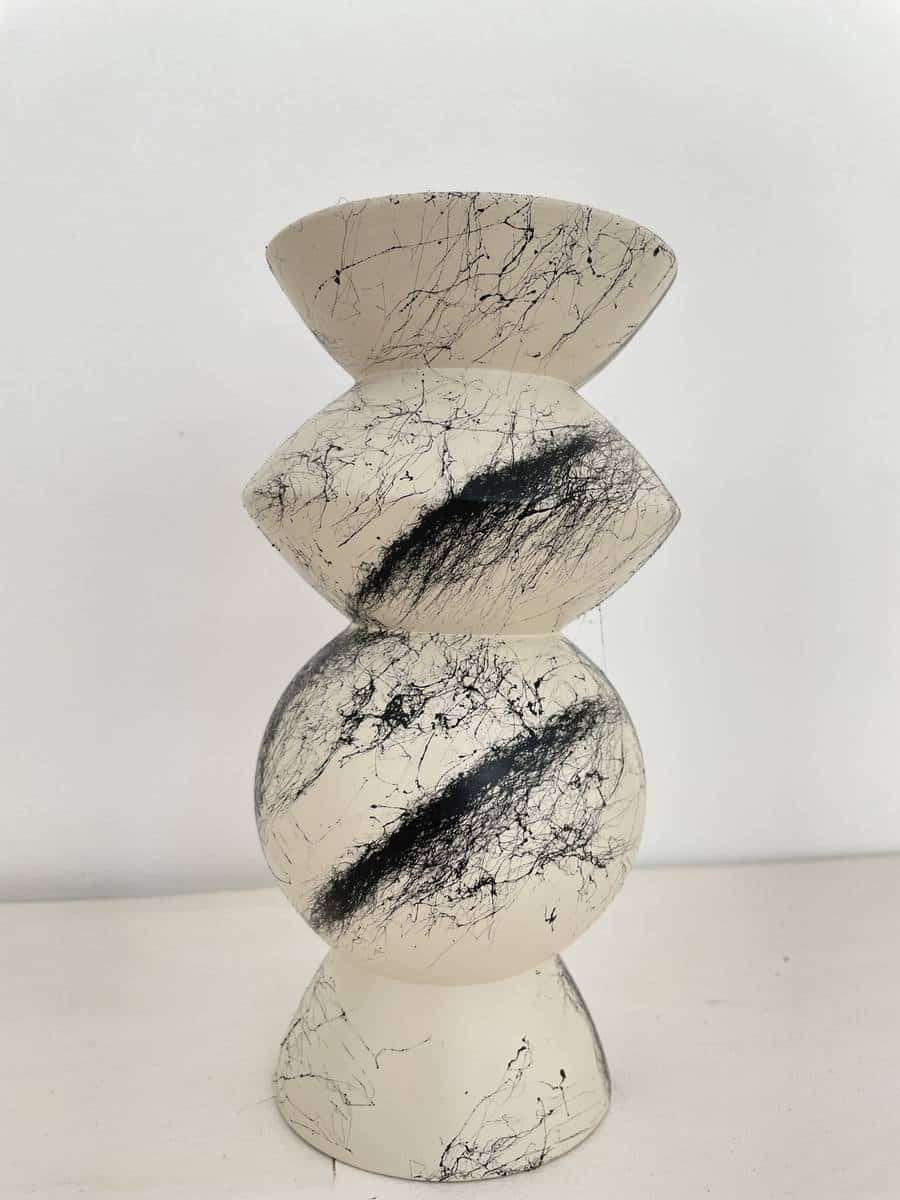 Sweet noir blanc vase