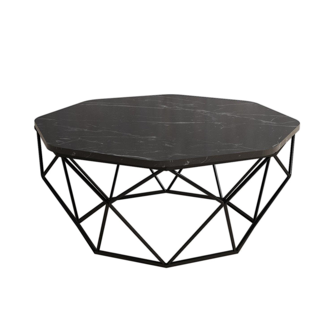 Table basse Diamond - Black Marble