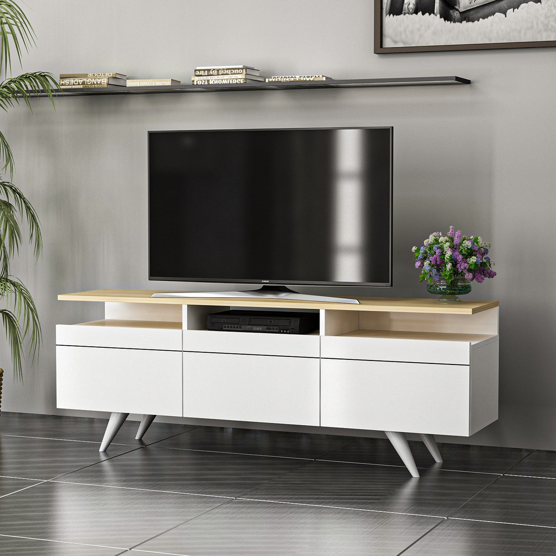 Meuble TV Berlin 150 - White