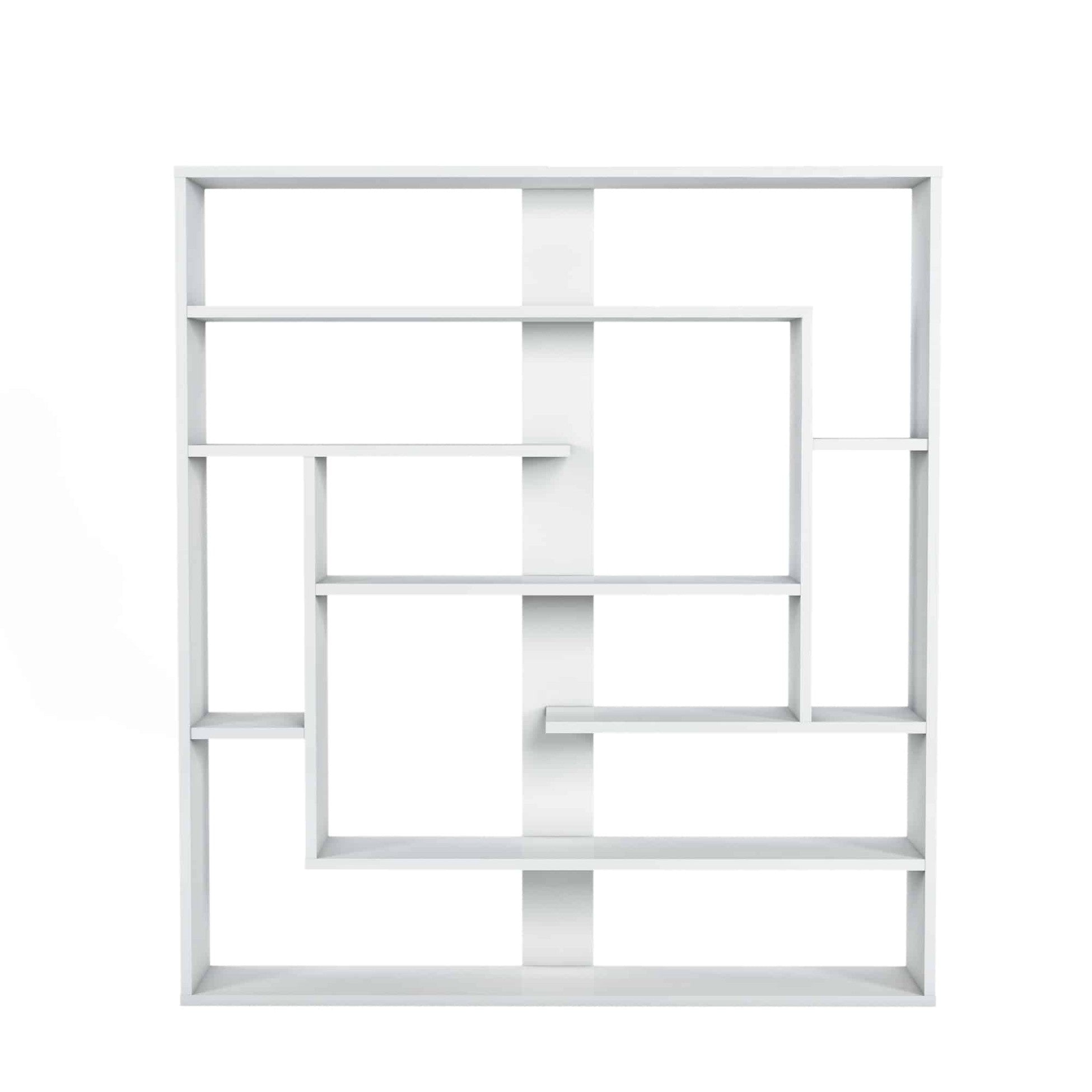 Bibliothèque blanche Sebestian | Séparateur de pièce