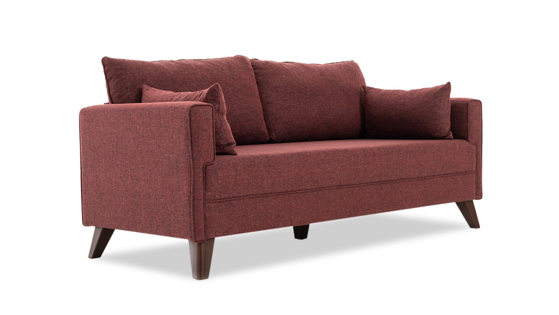 Canapé de 3 places Bella Sofa Bed - Claret Red