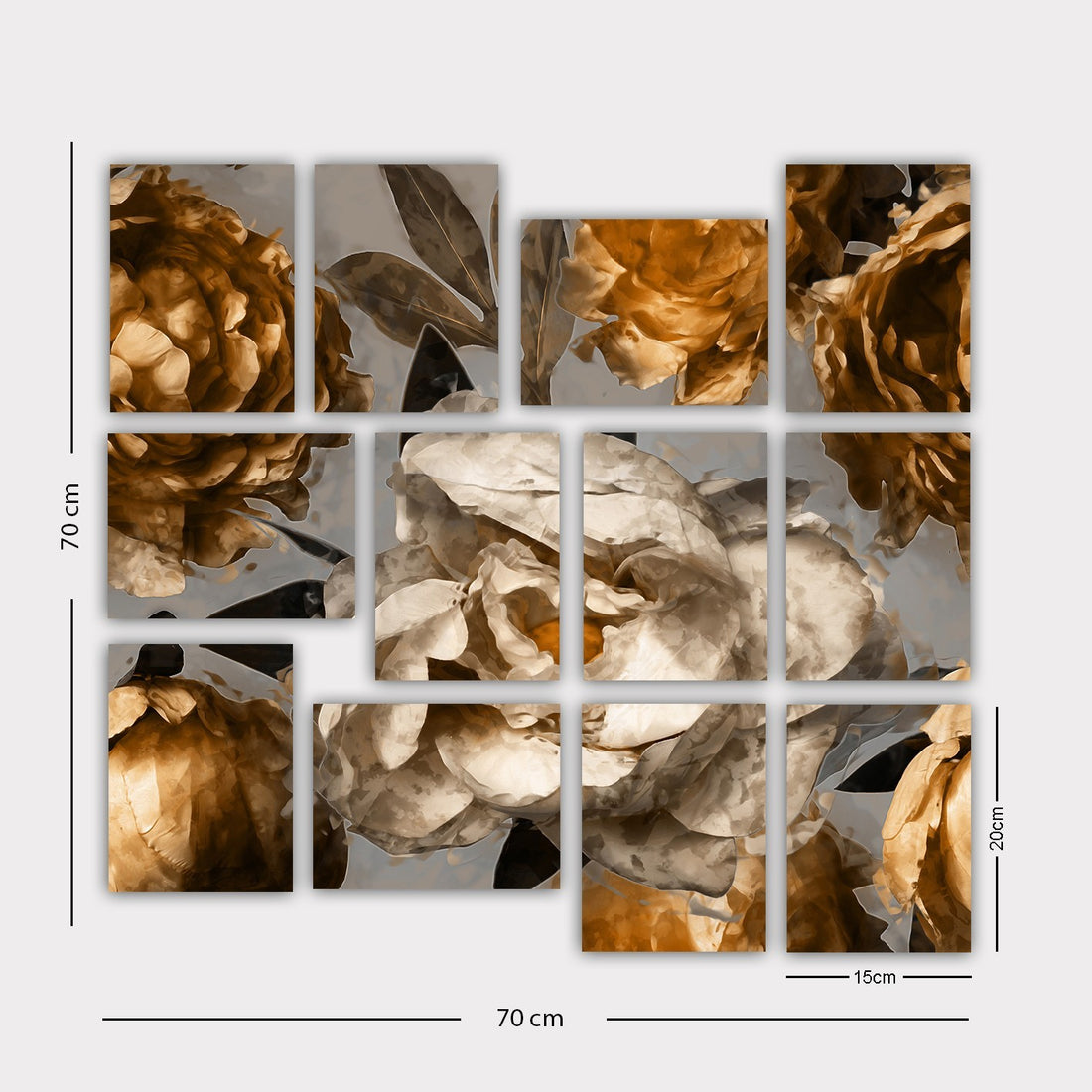 Peinture décorative MDF (12 pièces) 12MDF43YS