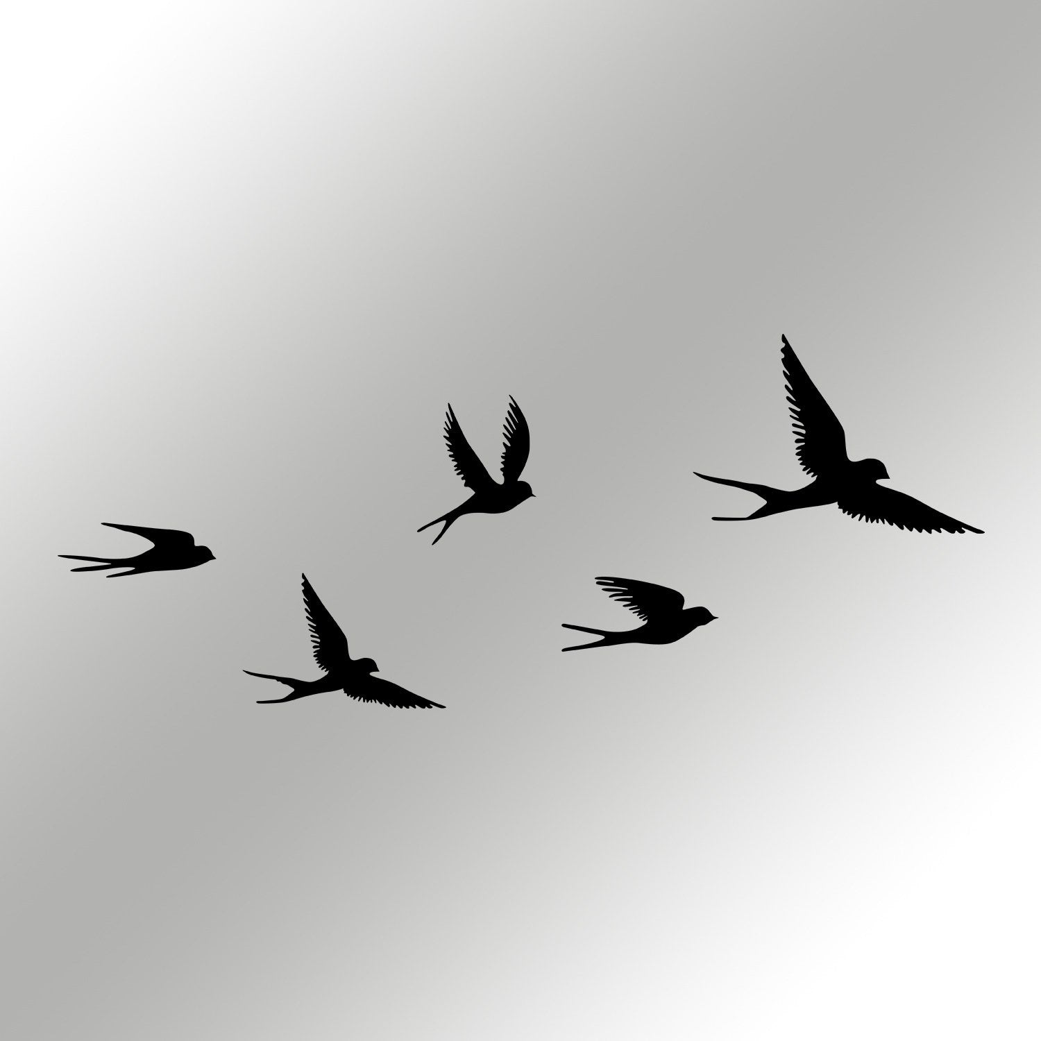 Accessoire mural en métal décoratif Crow