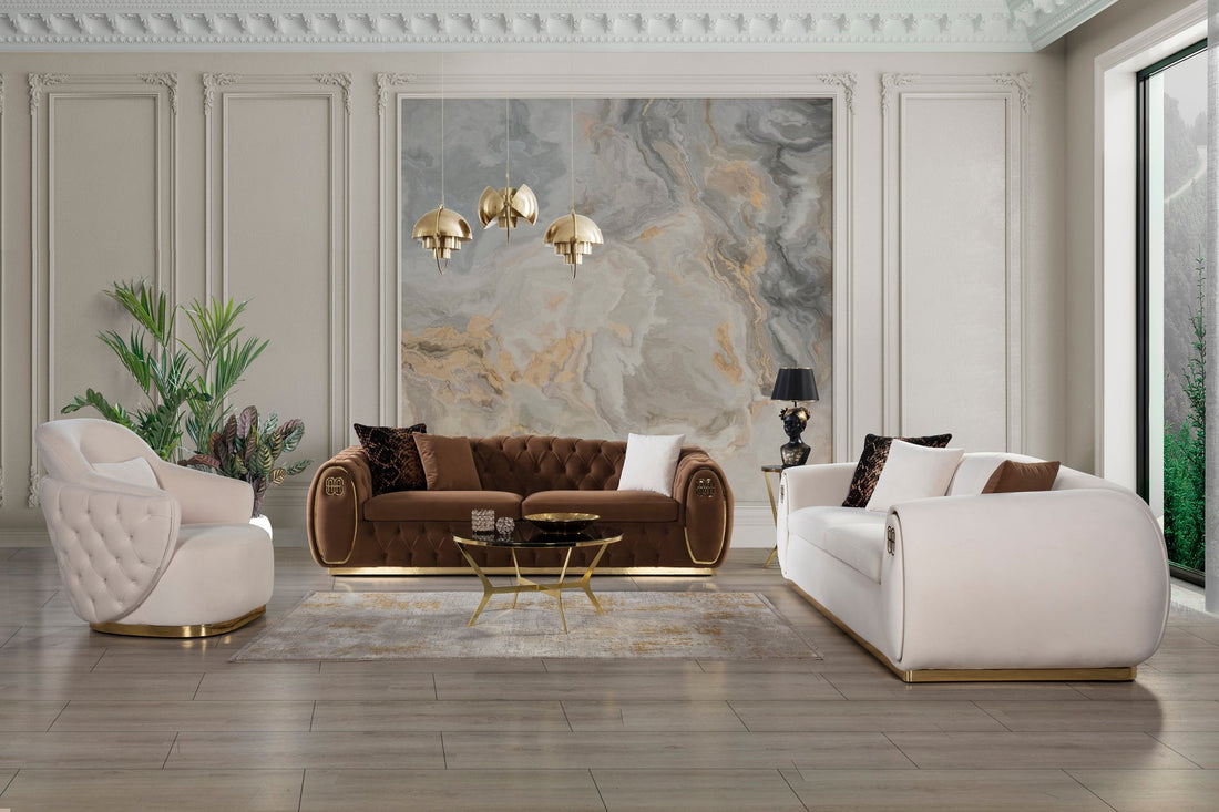 Sageza canapé 3 places Matelassé